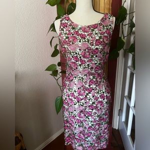 Bryan Bradley Dress Beautiful Pink Floral Lace